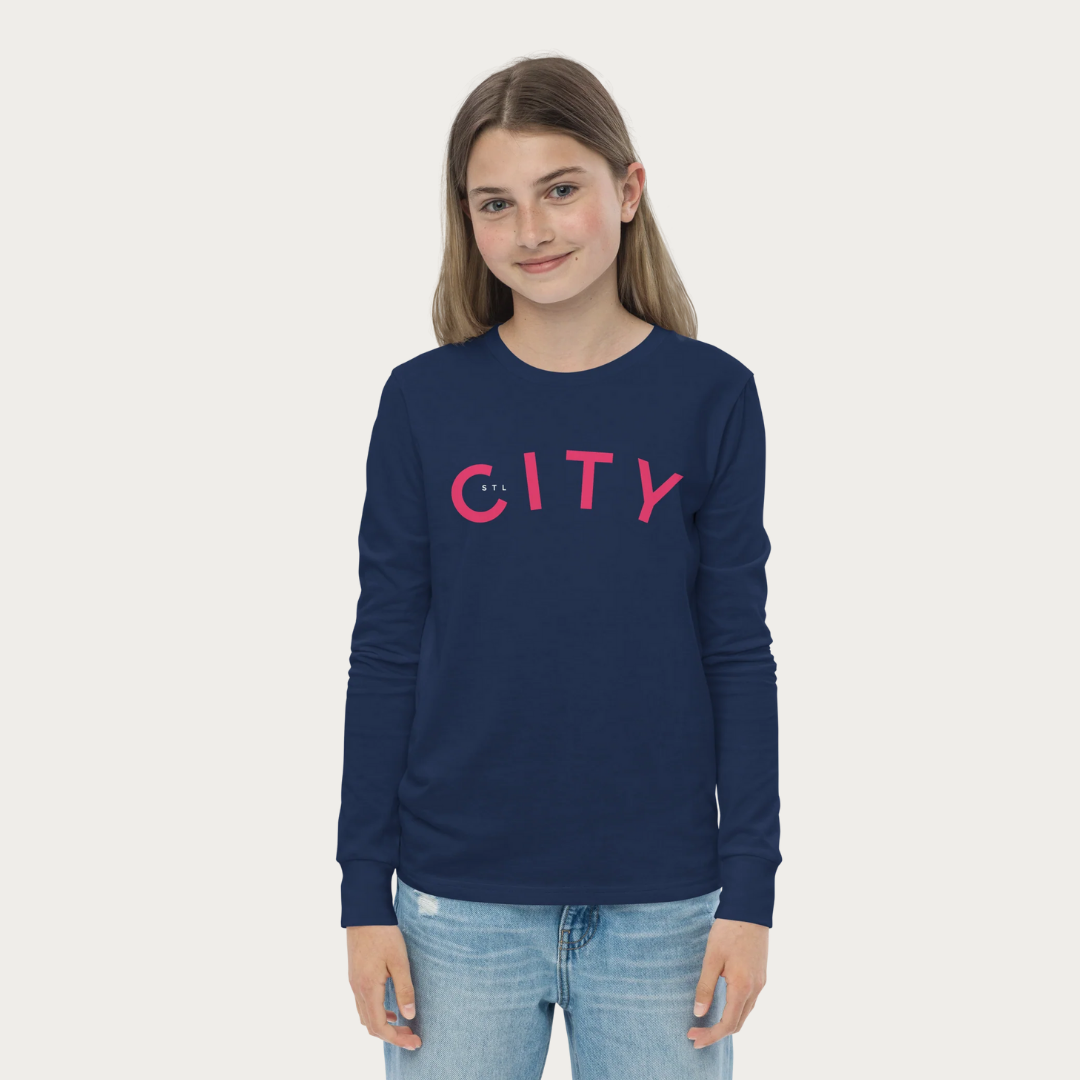 STL City Youth long sleeve tee