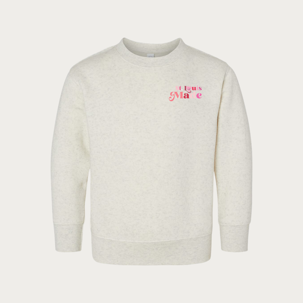 St. Louis Made Pink Toddler Crewneck