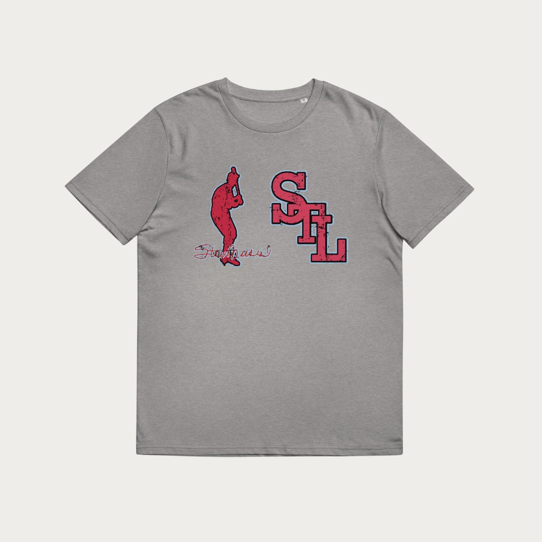 Stan Musial stance and slab teee