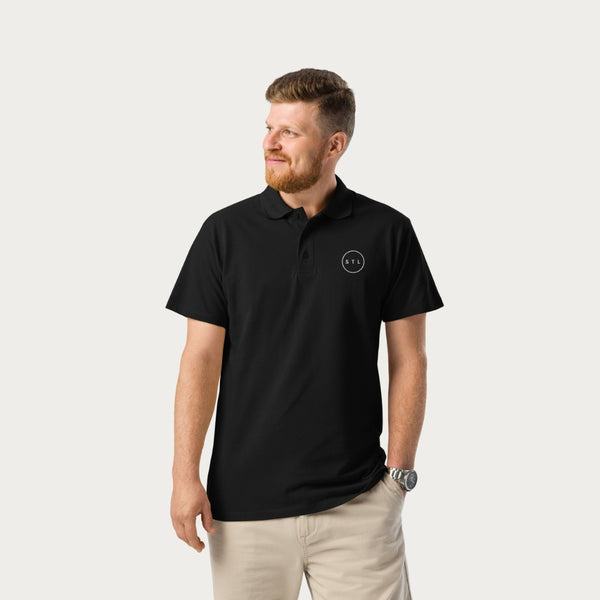 Premium pique City Circle polo shirt