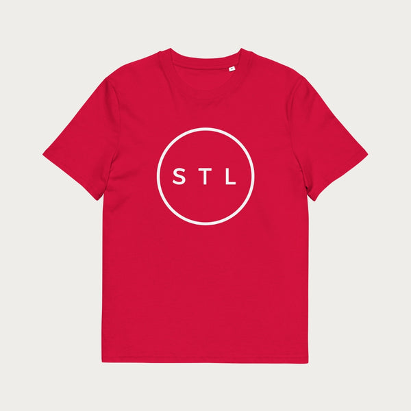 Red Unisex City Circle Tee