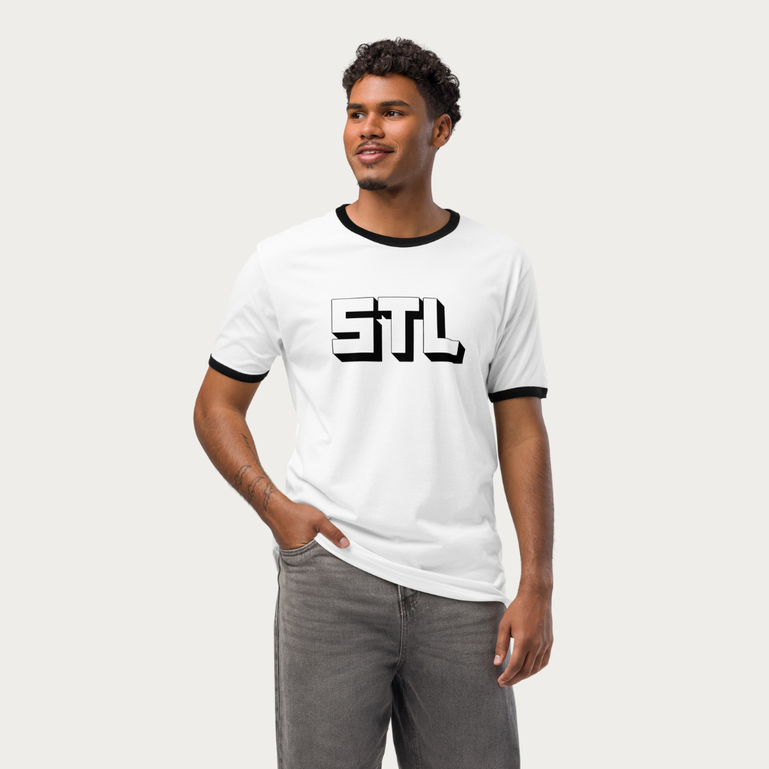 STL Unisex ringer t-shirt