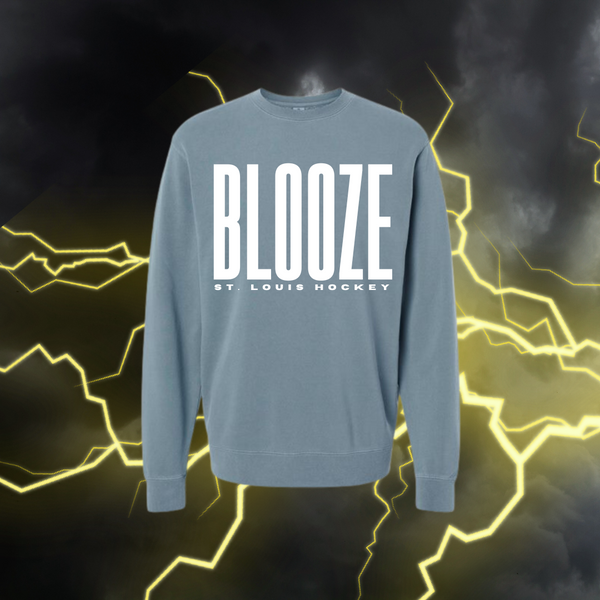 BLOOZE St. Louis Hockey Pigment Crewneck