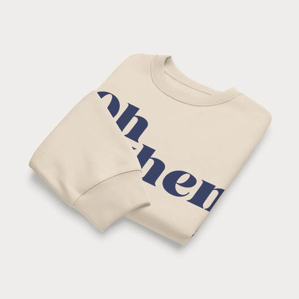 Oh when the Blooze Oversized heavyweight sweatshirt