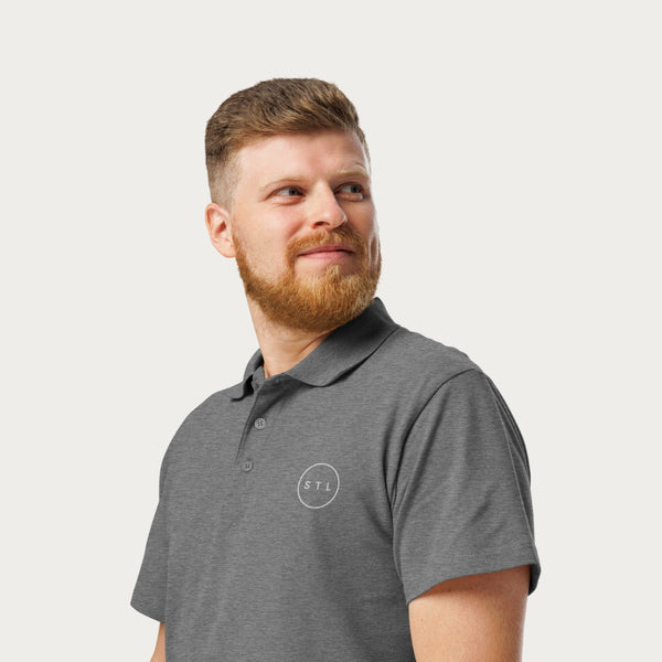 Premium pique City Circle polo shirt