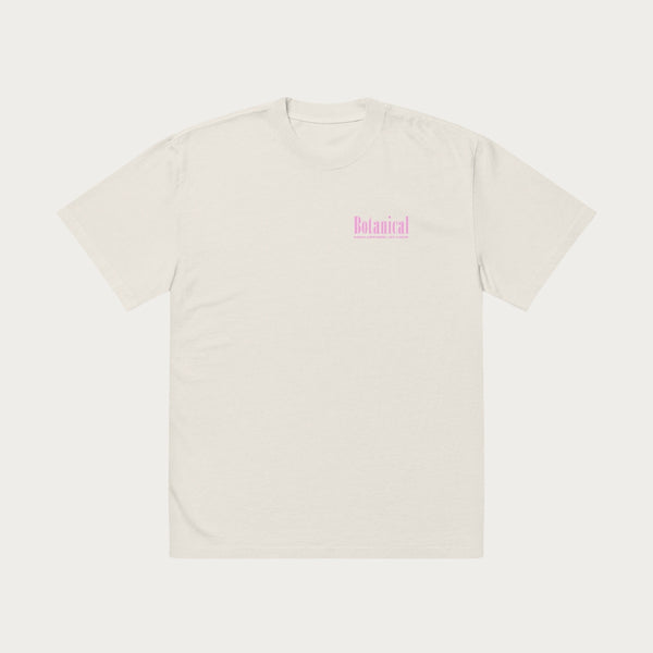 Botanical Oversized faded t-shirt