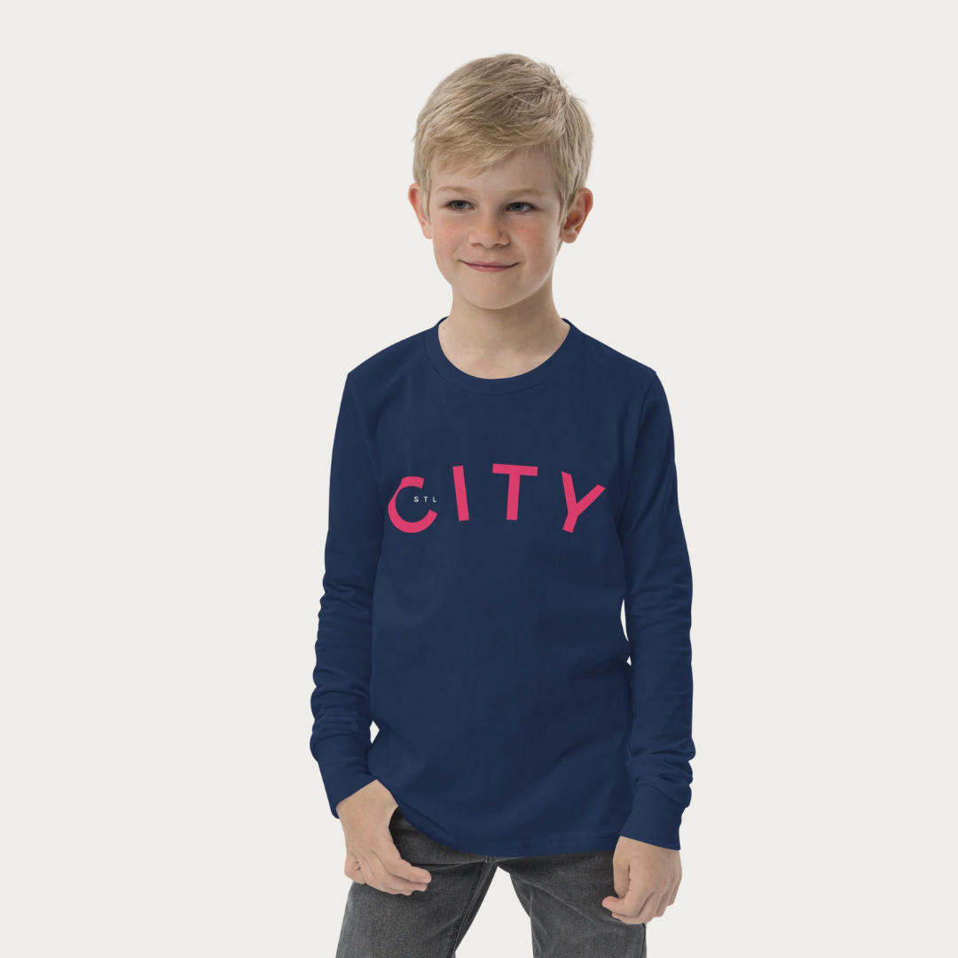 STL City Youth long sleeve tee