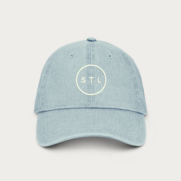 City Circle Denim Dad Cap