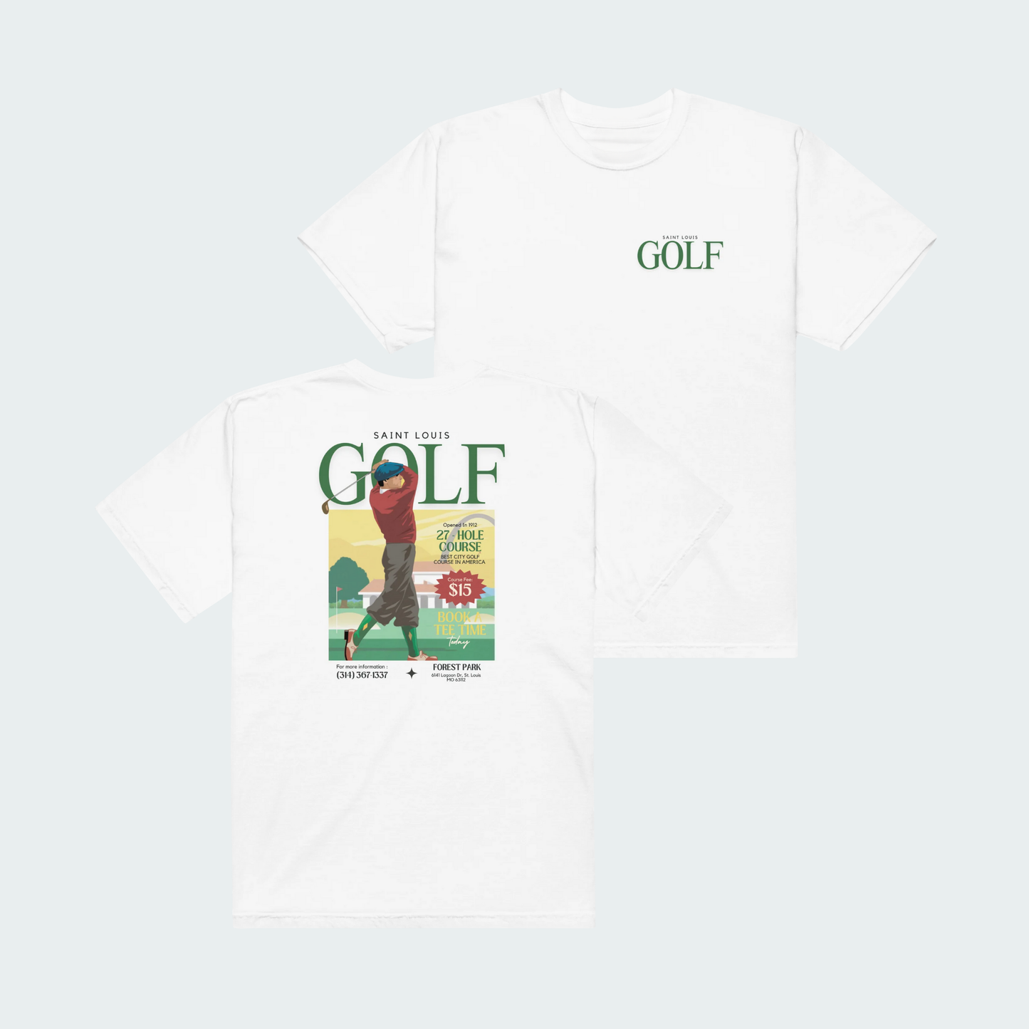 GOLF garment-dyed t-shirt