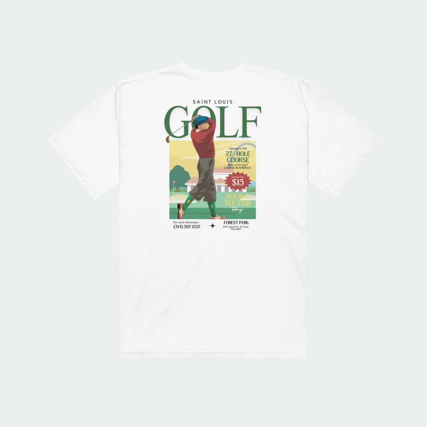GOLF garment-dyed t-shirt