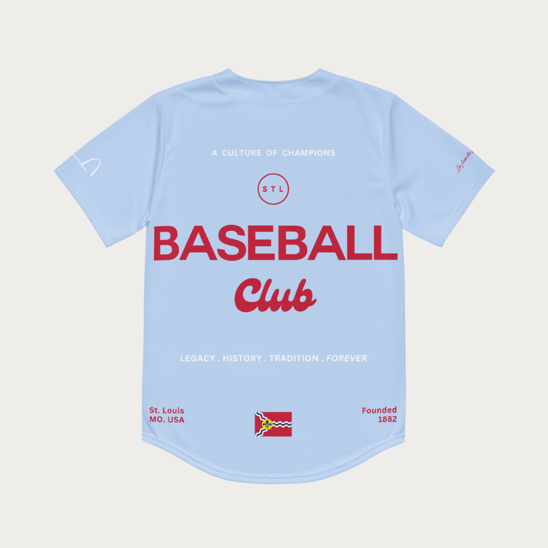 Baby Blue  STL Baseball jersey