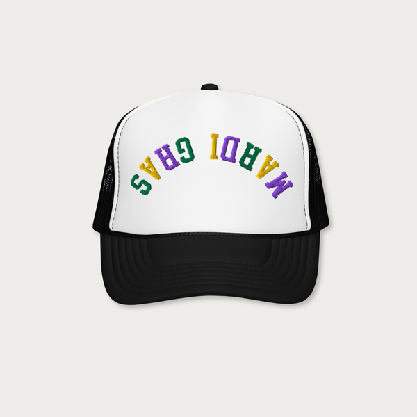 Mardi Gras Foam trucker hat