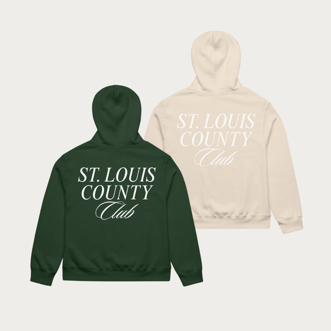 County Club Oversized heavyweight hoodie