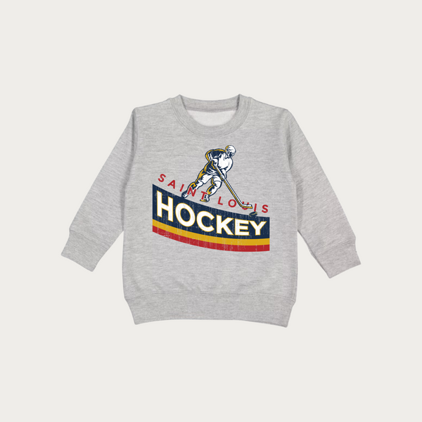 Retro Saint Louis Hockey Toddler Crewneck