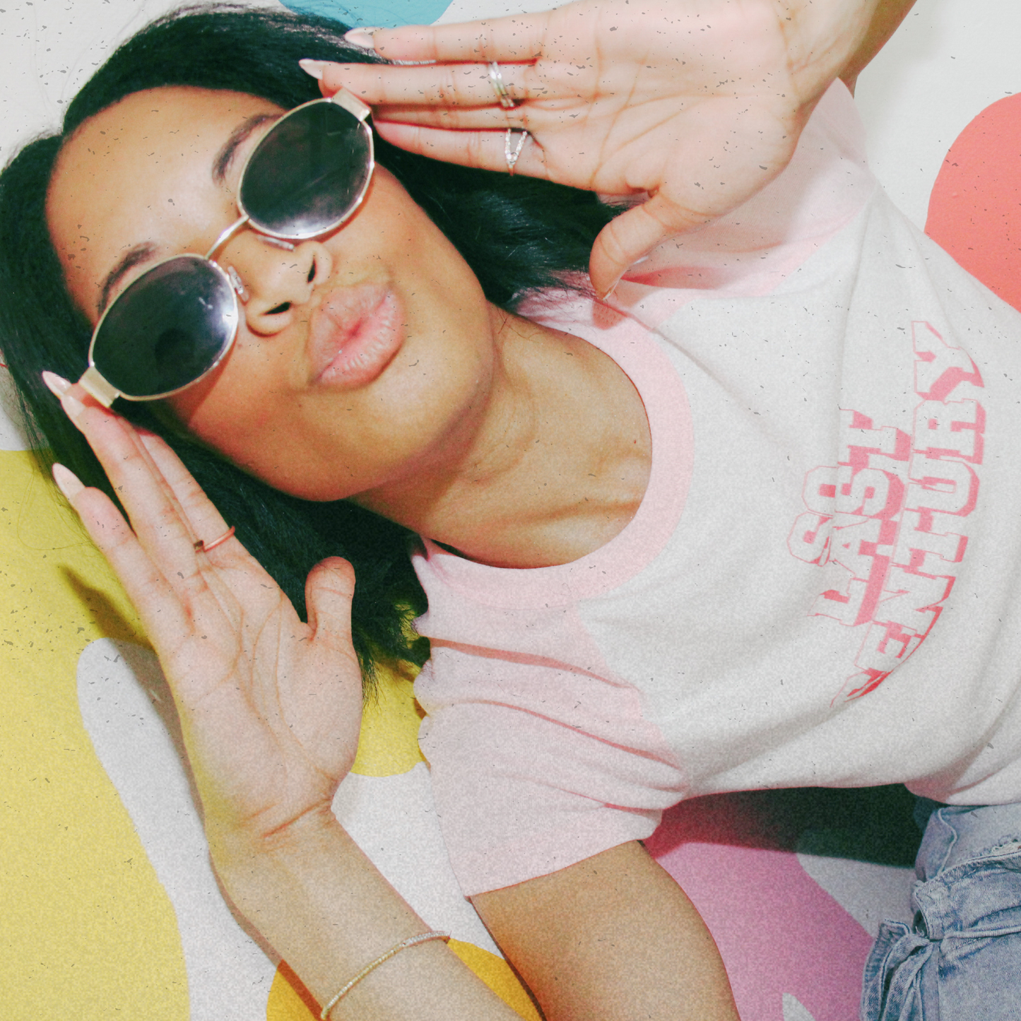 So Last Century Women’s micro rib baby tee