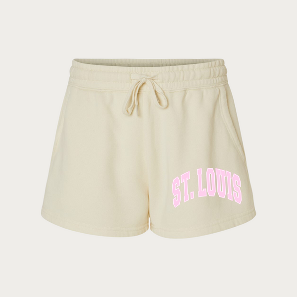 St. Louis Collegiate Bone Wave Wash Sweatshorts