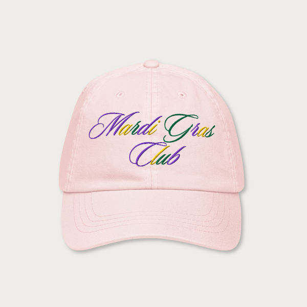 Mardi Gras Club Pastel dad hat