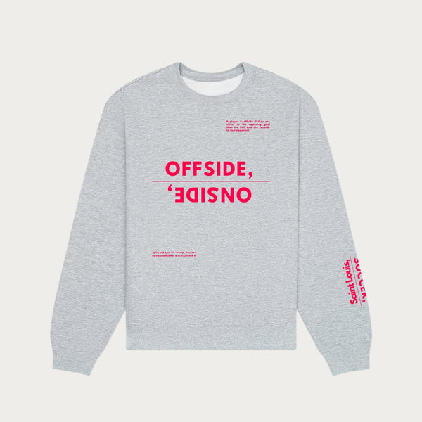 " Offside, " Heavyweight Crewneck Sweatshirt