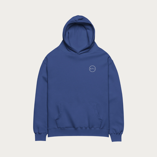 Embroidered City Circle Unisex oversized hoodie