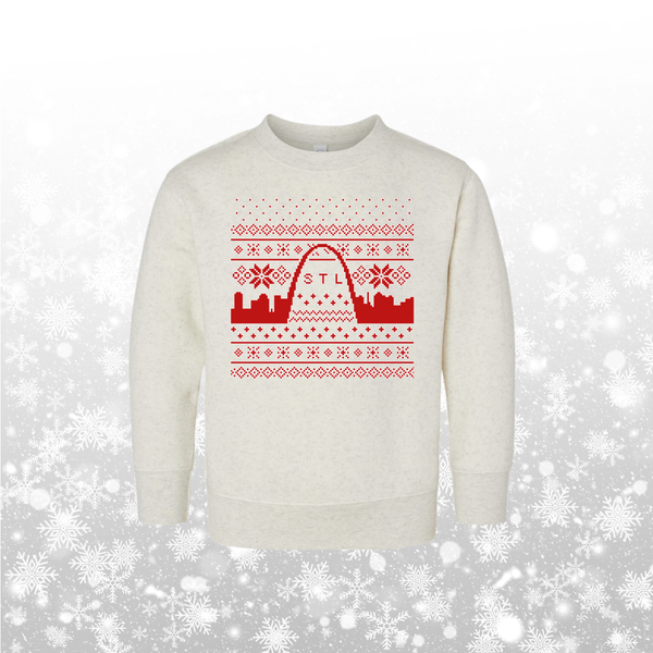 Holiday Skyline Toddler Crewneck