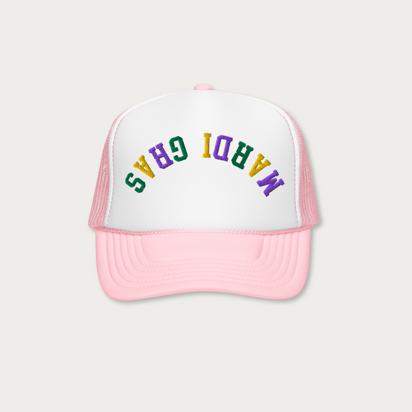 Mardi Gras Foam trucker hat