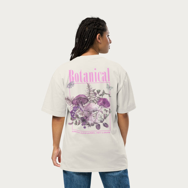 Botanical Oversized faded t-shirt
