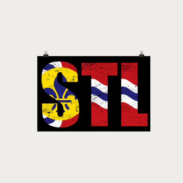 STL Flag Poster