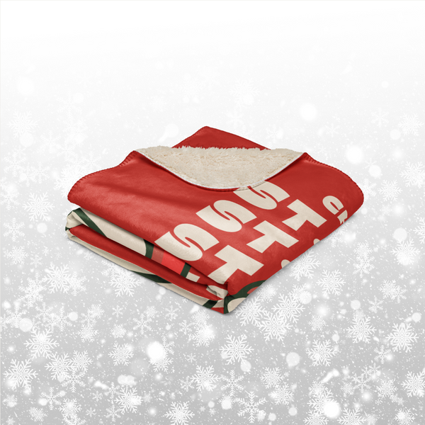 Merry Christmas St. Louis Sherpa Blanket