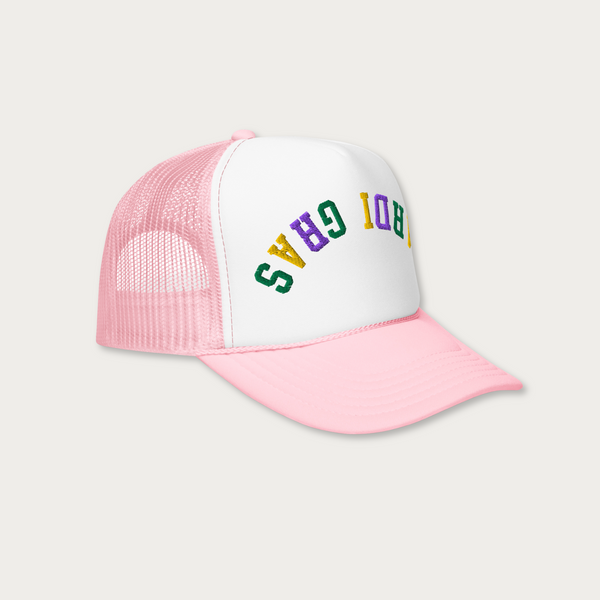 Mardi Gras Foam trucker hat