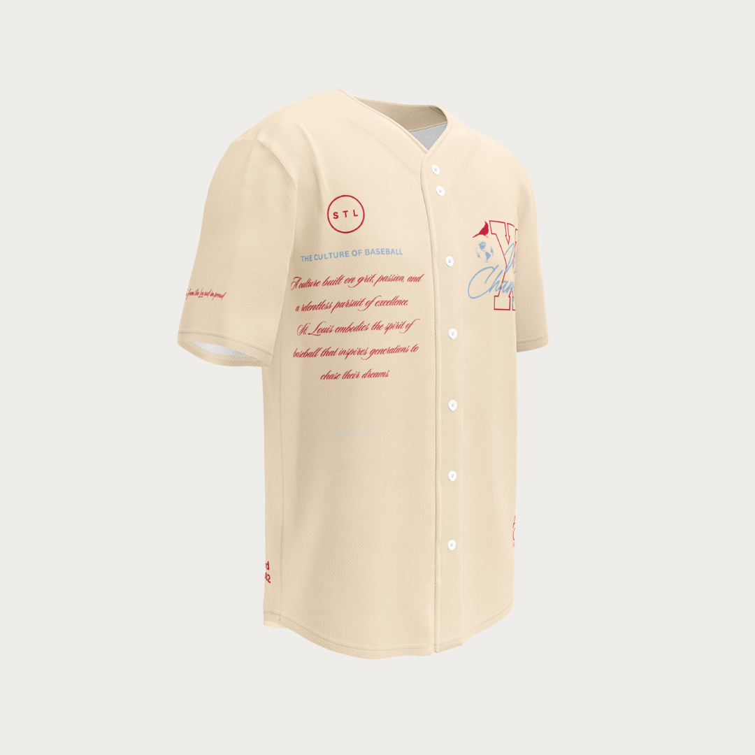 Champagne STL Baseball jersey