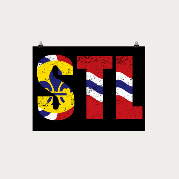 STL Flag Poster