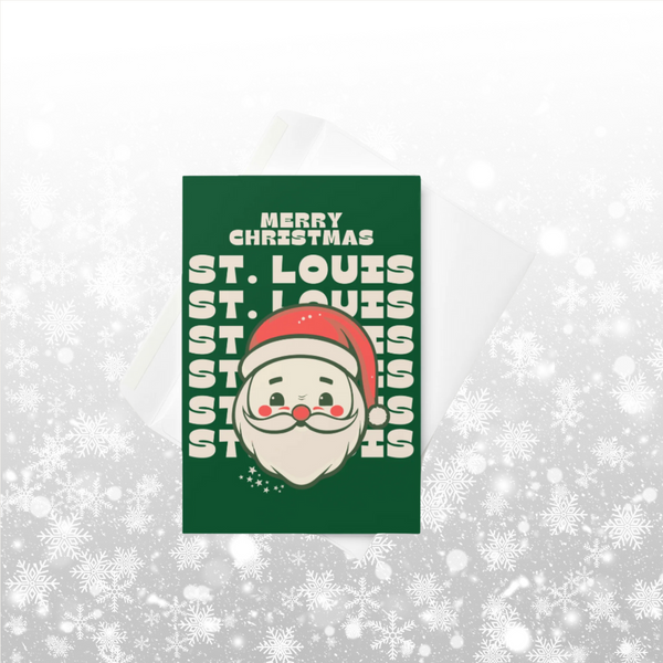 Merry Christmas St. Louis Greeting card