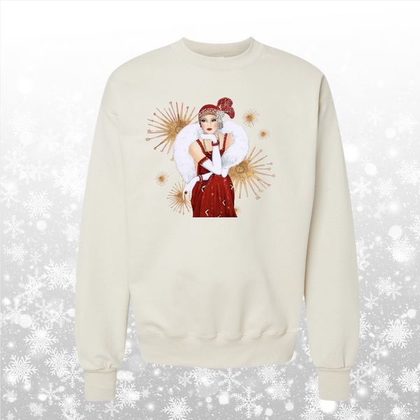 Roaring 1920's Flapper Crewneck