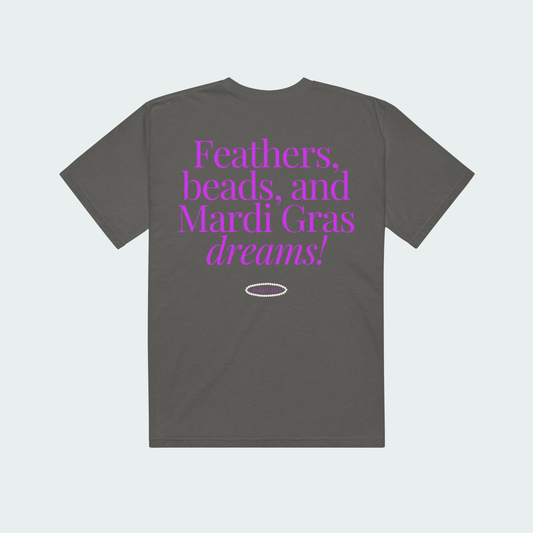 Mardi Gras Dreams garment-dyed t-shirt