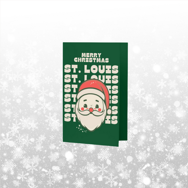 Merry Christmas St. Louis Greeting card