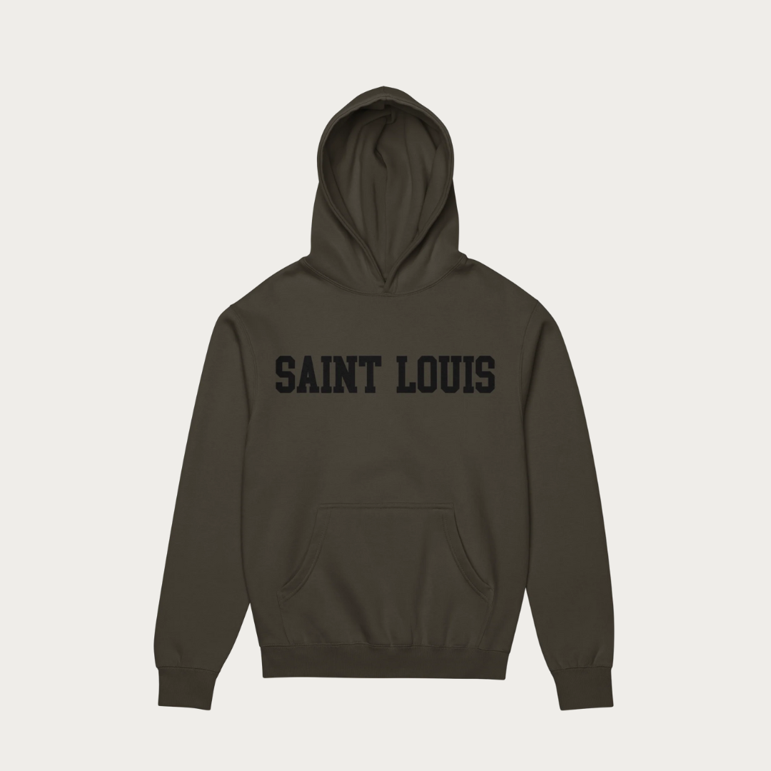 Varsity Blackout box hoodie