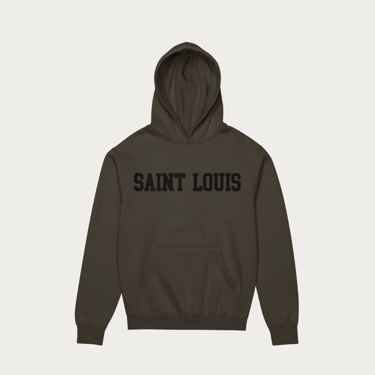 Varsity Blackout box hoodie