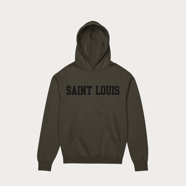 Varsity Blackout box hoodie