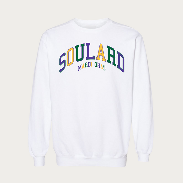 Soulard Mardi Gras Garment Dyed Crewneck