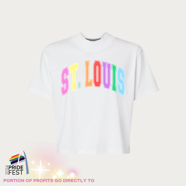 Pride St. Louis Collegiate Boxy Tee