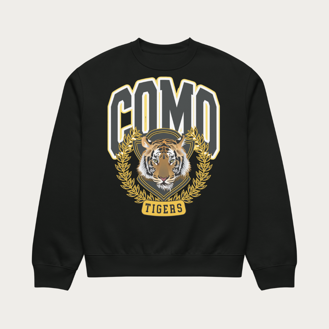 COMO large print Oversized heavyweight sweatshirt