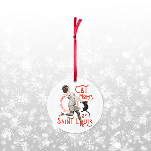 Cat Moms of St. Louis Acrylic ornament