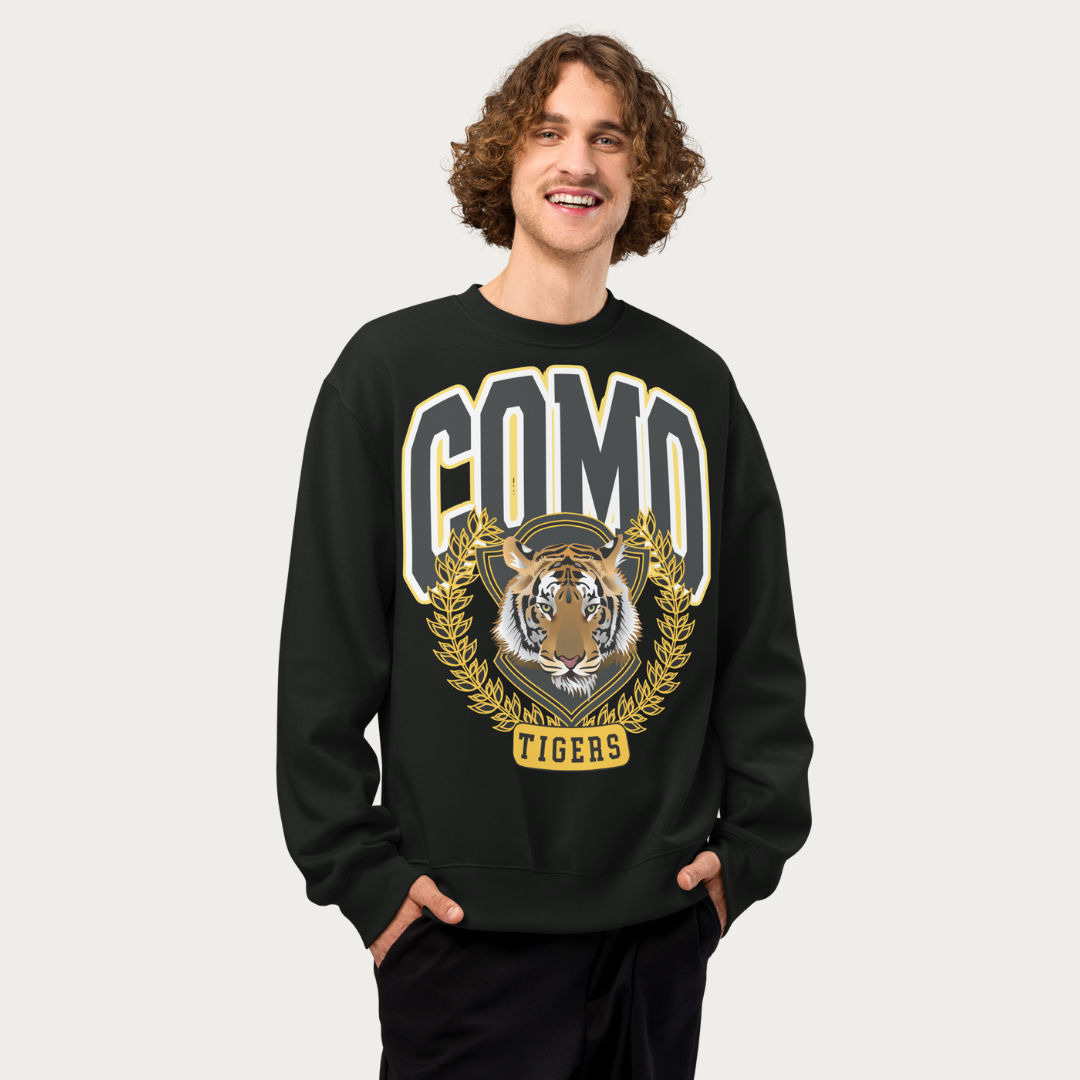 COMO large print Oversized heavyweight sweatshirt