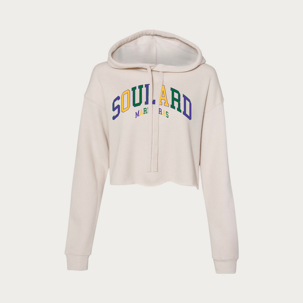 Soulard Mardi Gras Crop Hoodie