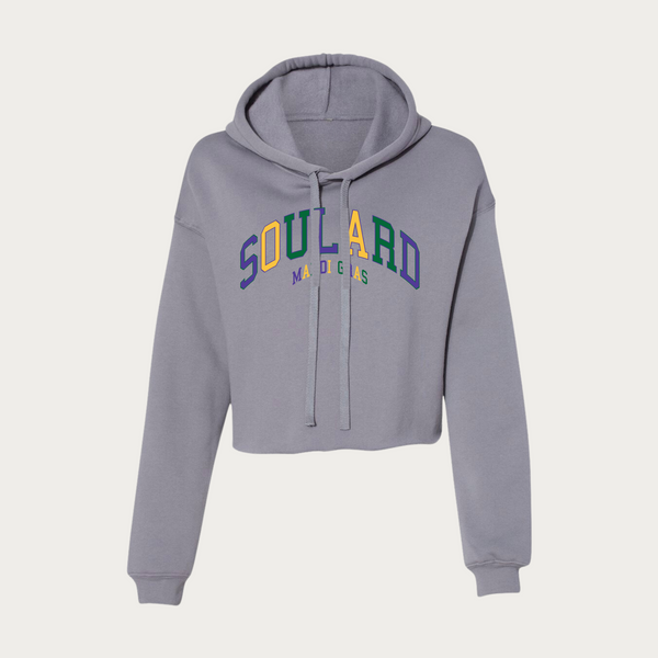 Soulard Mardi Gras Crop Hoodie