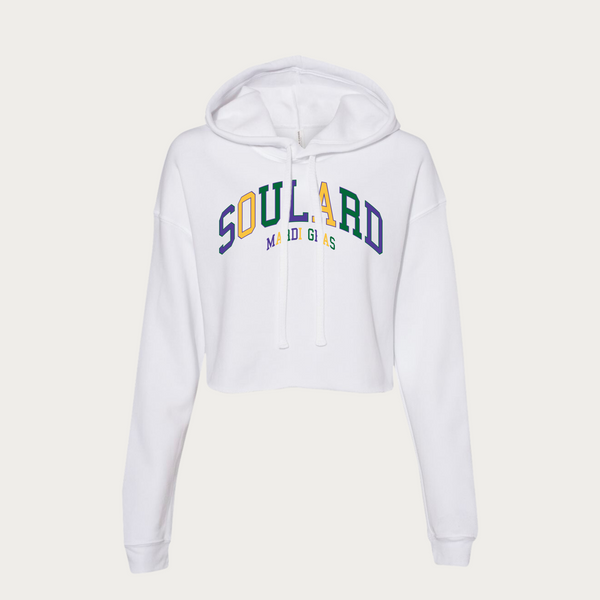 Soulard Mardi Gras Crop Hoodie