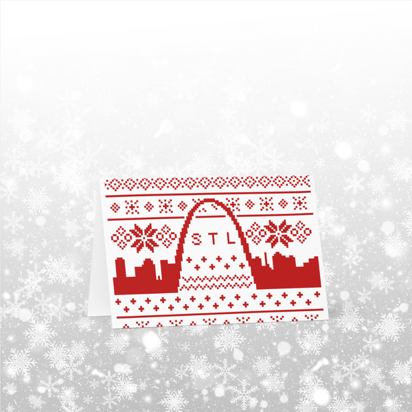 Holiday Skyline Greeting card