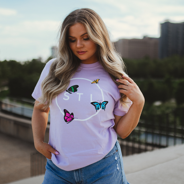 Butterfly City Circle Tee