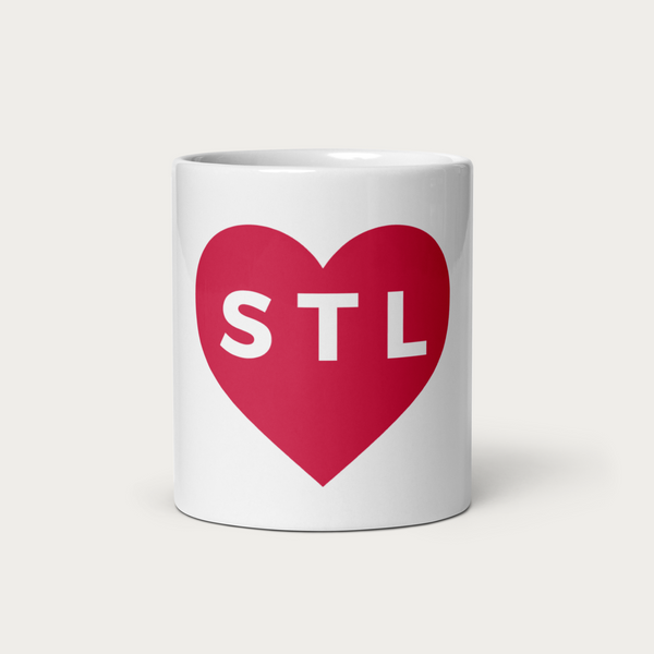 Centered Heart STL Coffee Mug