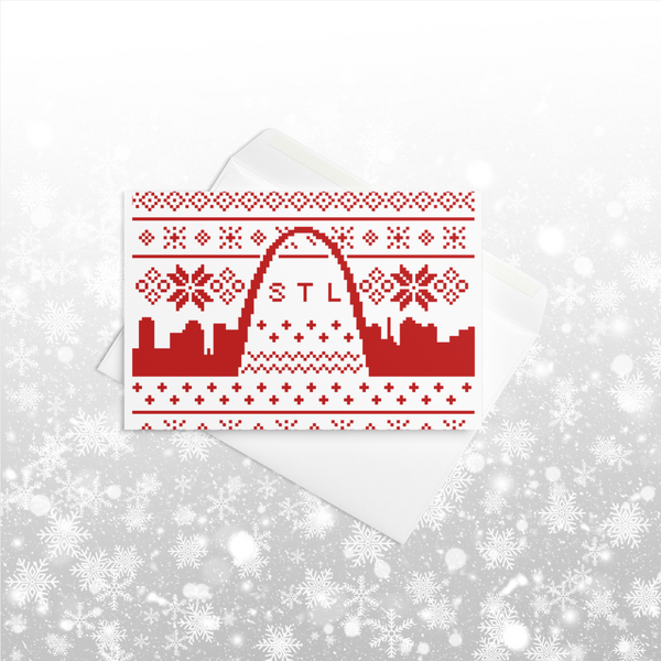 Holiday Skyline Greeting card